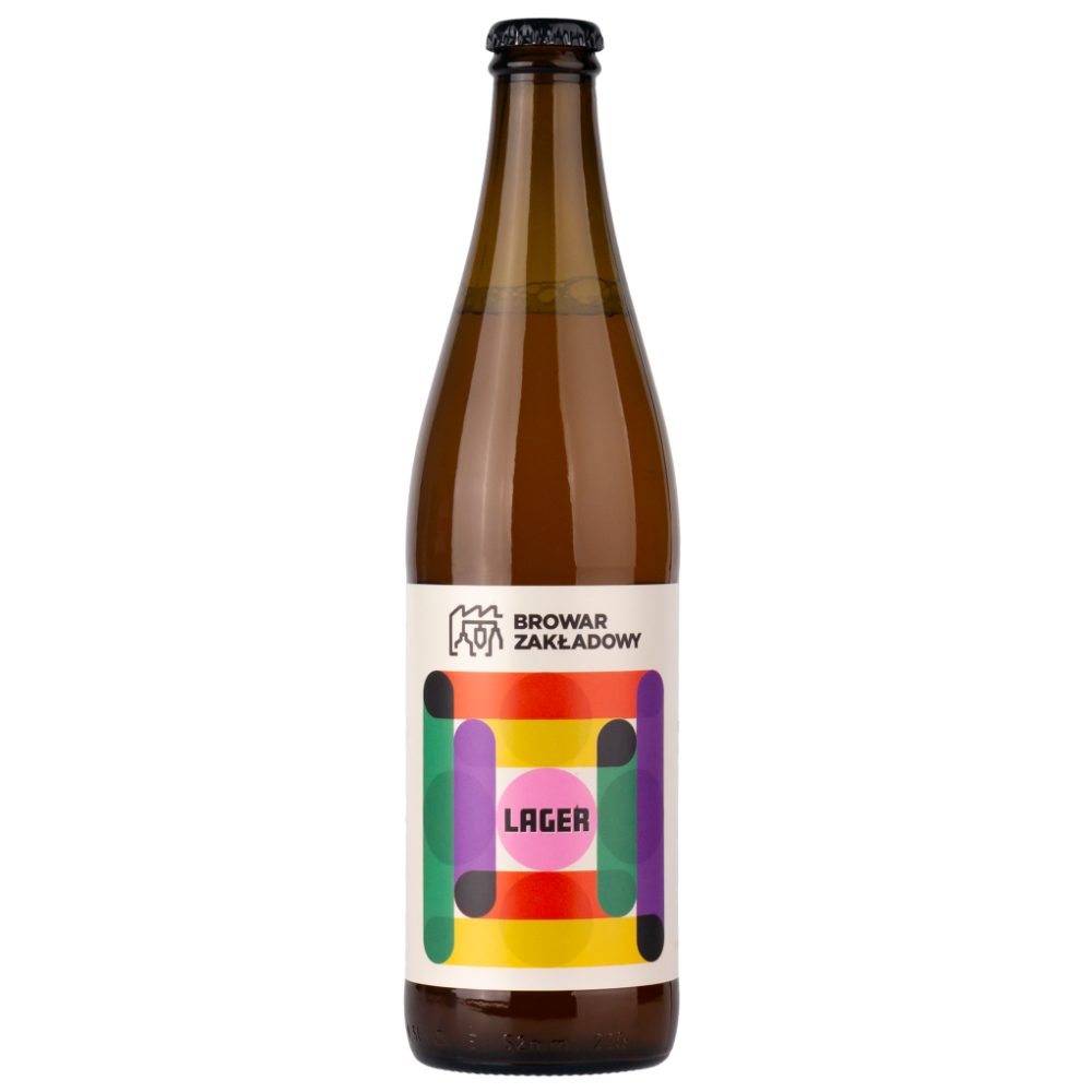 Piwo Zakładowy Lager 5,3% 500 ml