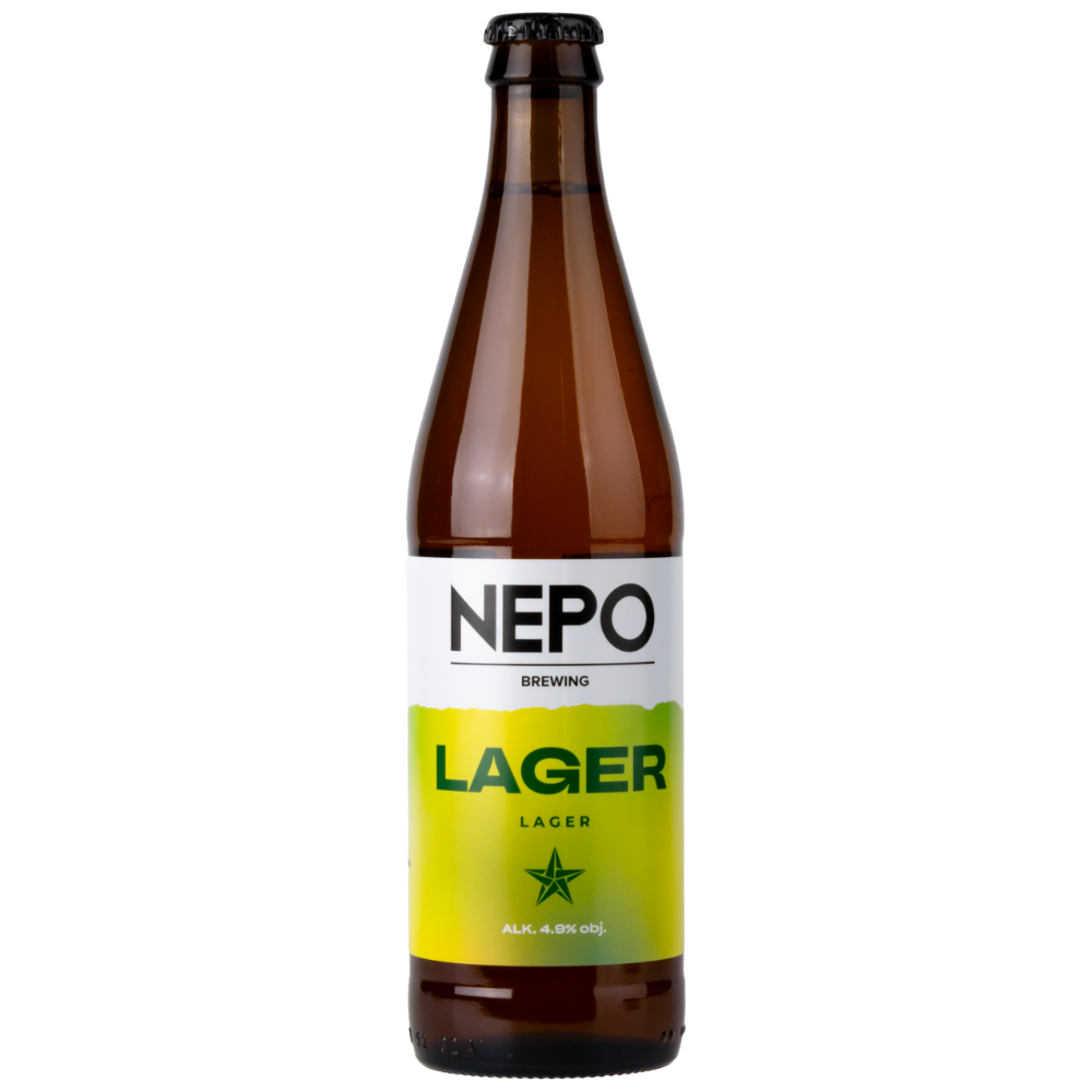 Piwo Nepo Lager 4,9% 500 ml