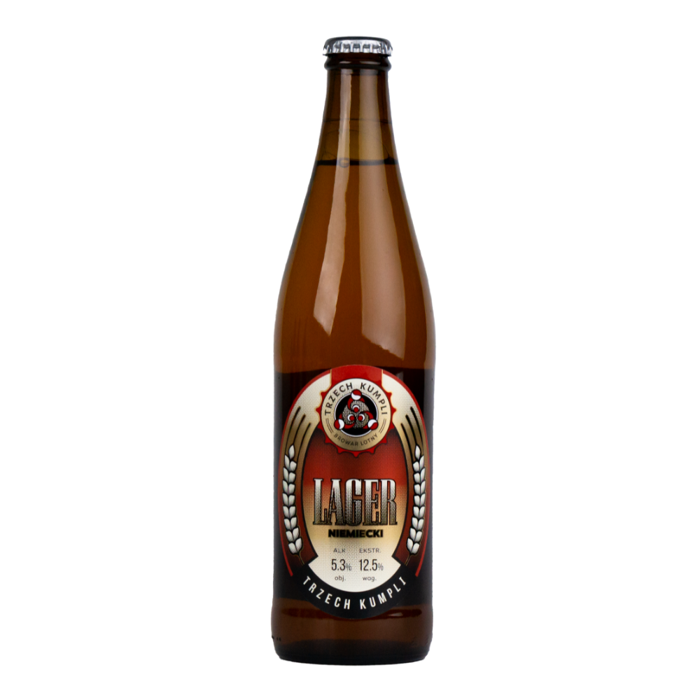 Piwo Trzech Kumpli Lager Niemiecki 5,3% 500 ml