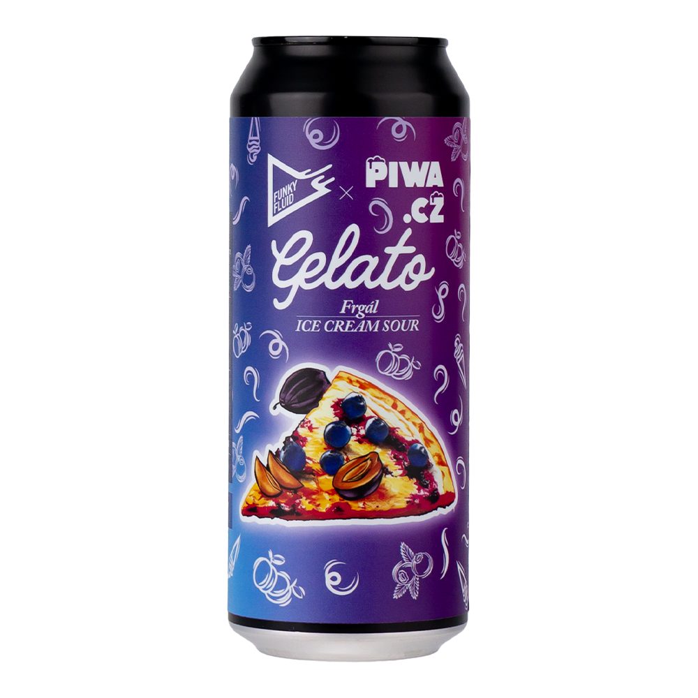 Piwo Funky Fluid Gelato: Frgal 5,5% 500 ml puszka