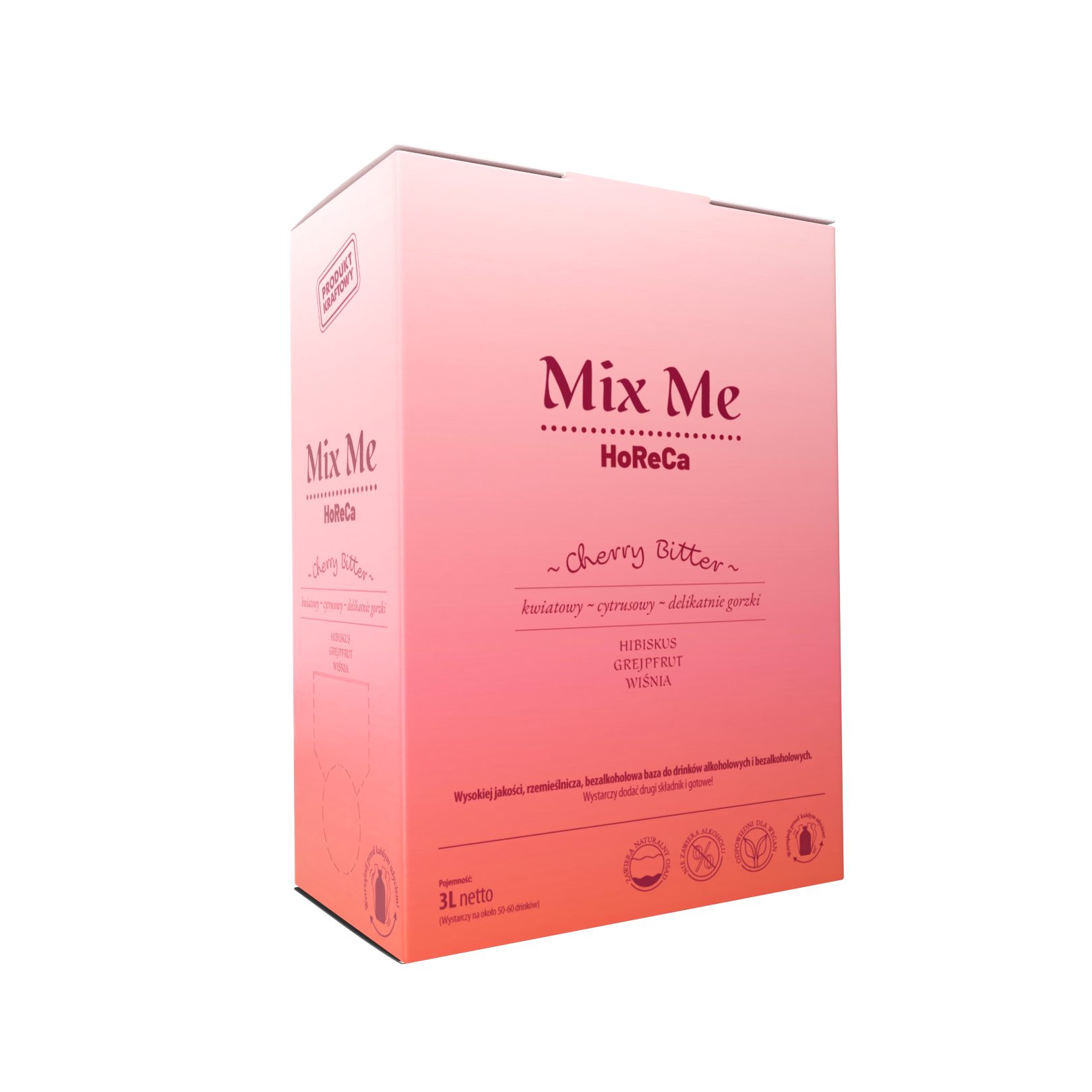 Baza do drinków Mix Me Cherry Bitter HoReCa 3000 ml