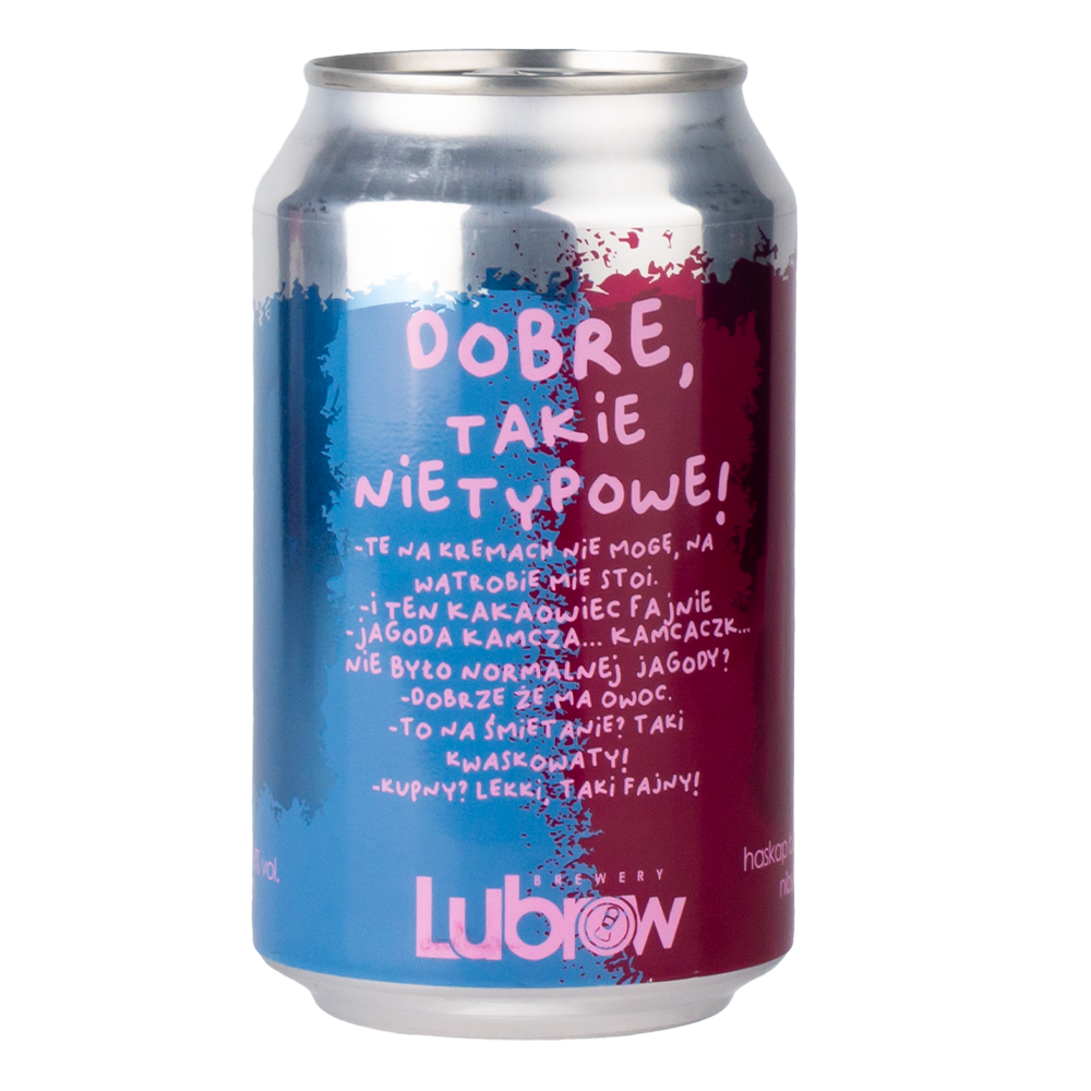 Piwo Lubrow Dobre, Takie Nietypowe 5,6% 330 ml puszka
