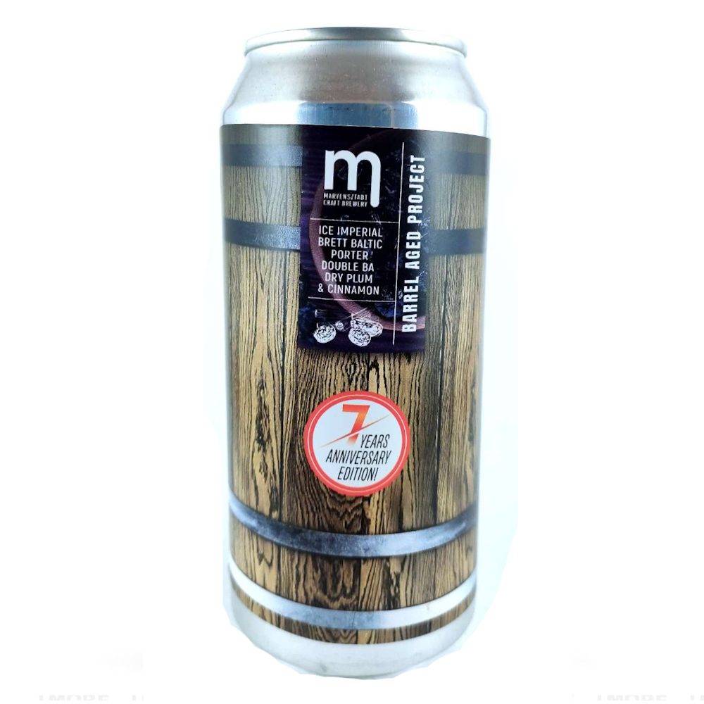 Piwo Maryensztadt Barrel Aged Ice Brett Porter Double Ba - Suszona Śliwka I Cynamon 15% 440 ml puszka