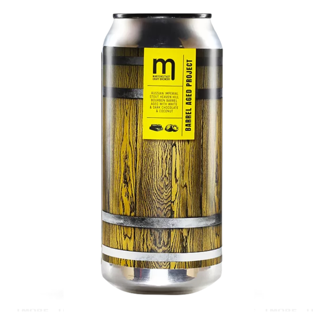 Piwo Maryensztadt Barrel Aged Ris Heaven Hill Bourbon White & Dark Chocolate & Coconut 12% 440 ml puszka
