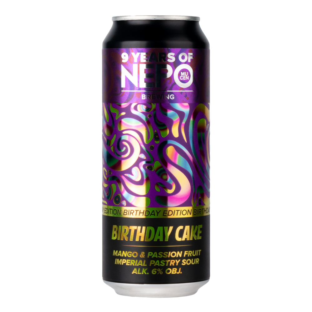 Piwo Nepo Birthday Cake - Nine Years of Nepo / Birthday Edition 6% 500 ml puszka