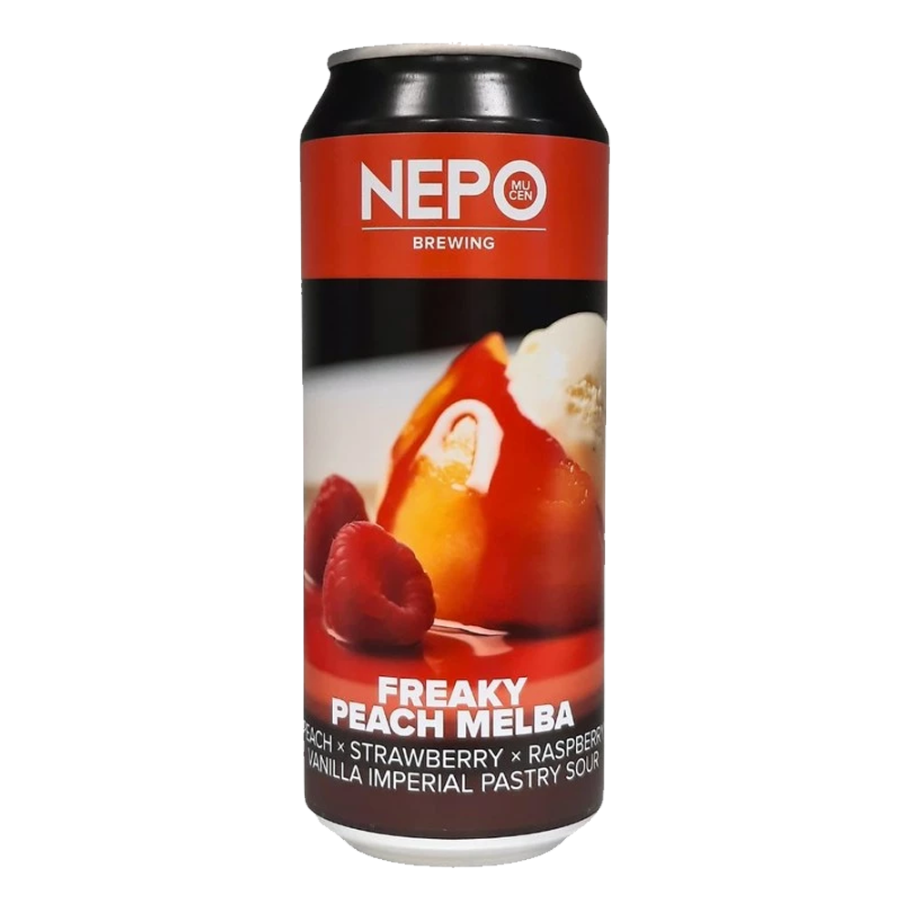 Piwo Nepo Freaky Peach Melba 7,2% 500 ml puszka