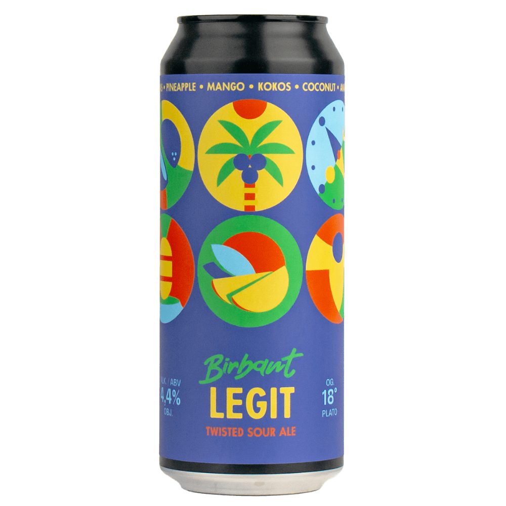 Piwo Birbant Legit 4,4% 500 ml Puszka
