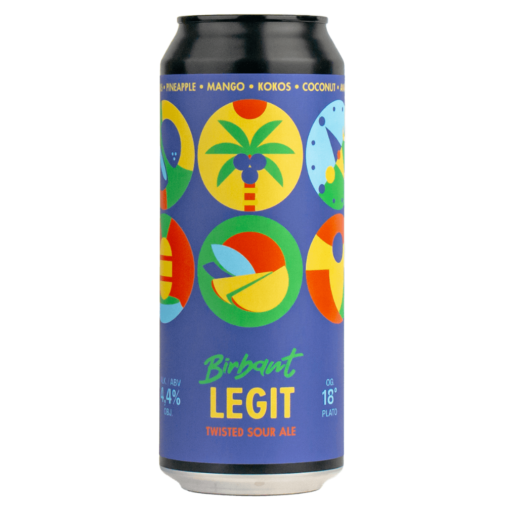 Piwo Birbant Legit 4,4% 500 ml Puszka