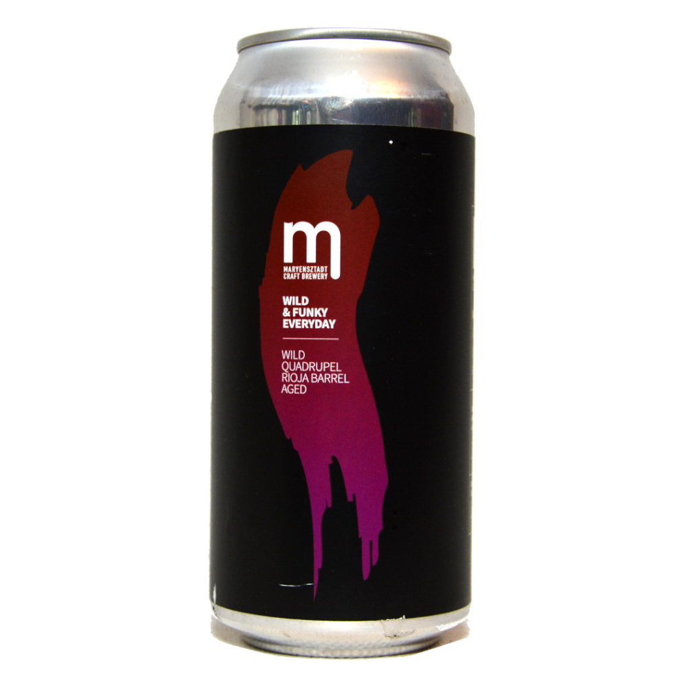Piwo Maryensztadt Wild & Funky Barrel Aged Wild Oud Bruin Rioja 9,8% 440 ml puszka
