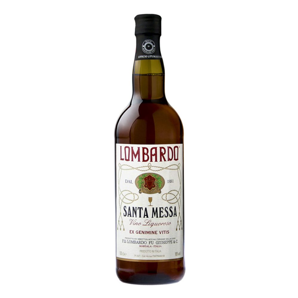 Wino wzmacniane Lombardo Santa Messa Bianca Doc 16% białe słodkie 750 ml