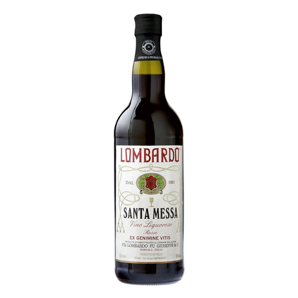 Wino wzmacniane Lombardo Santa Messa Rosso DOC 16% czerwone słodkie 750 ml