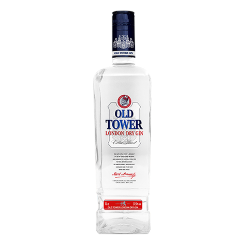 Gin Old Tower London Dry 37,5% 700 ml