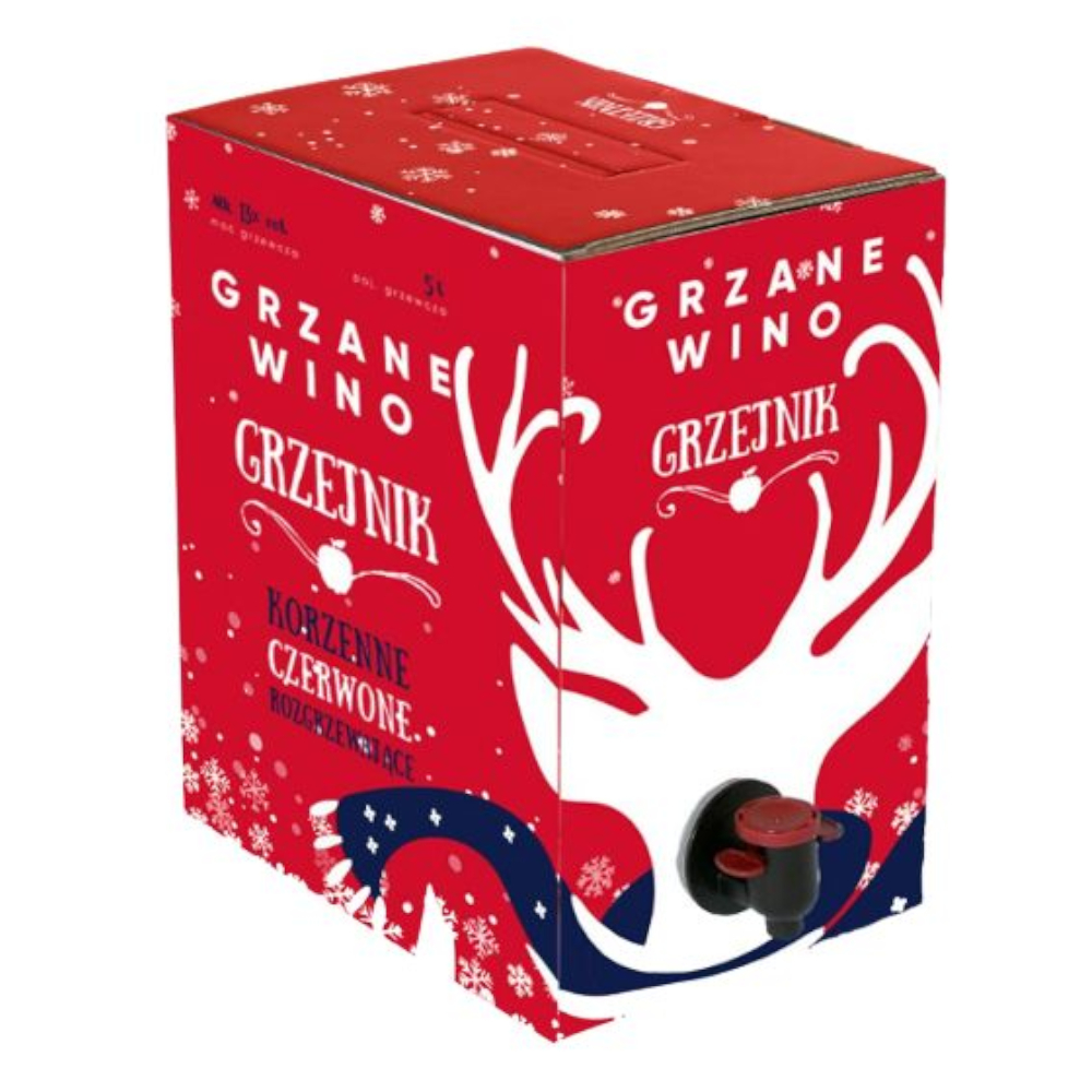 Wino Grzejnik Czerwony z przyprawami BIB 13% 5000 ml