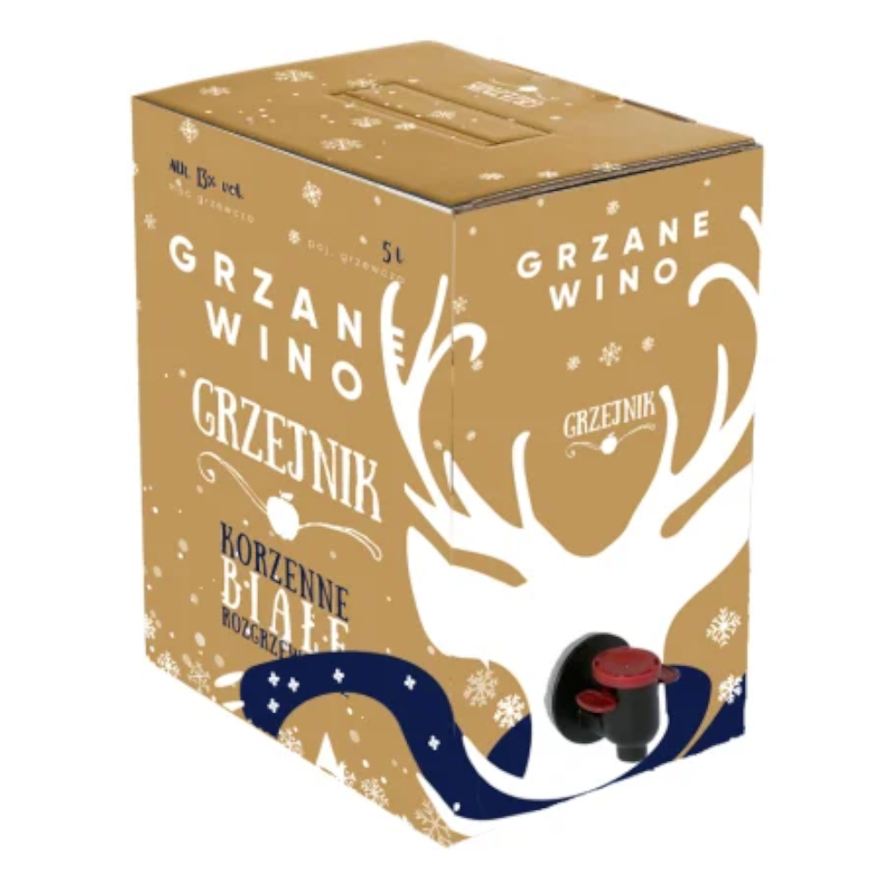 Wino Grzejnik Biały z przyprawami 13% 5000 ml