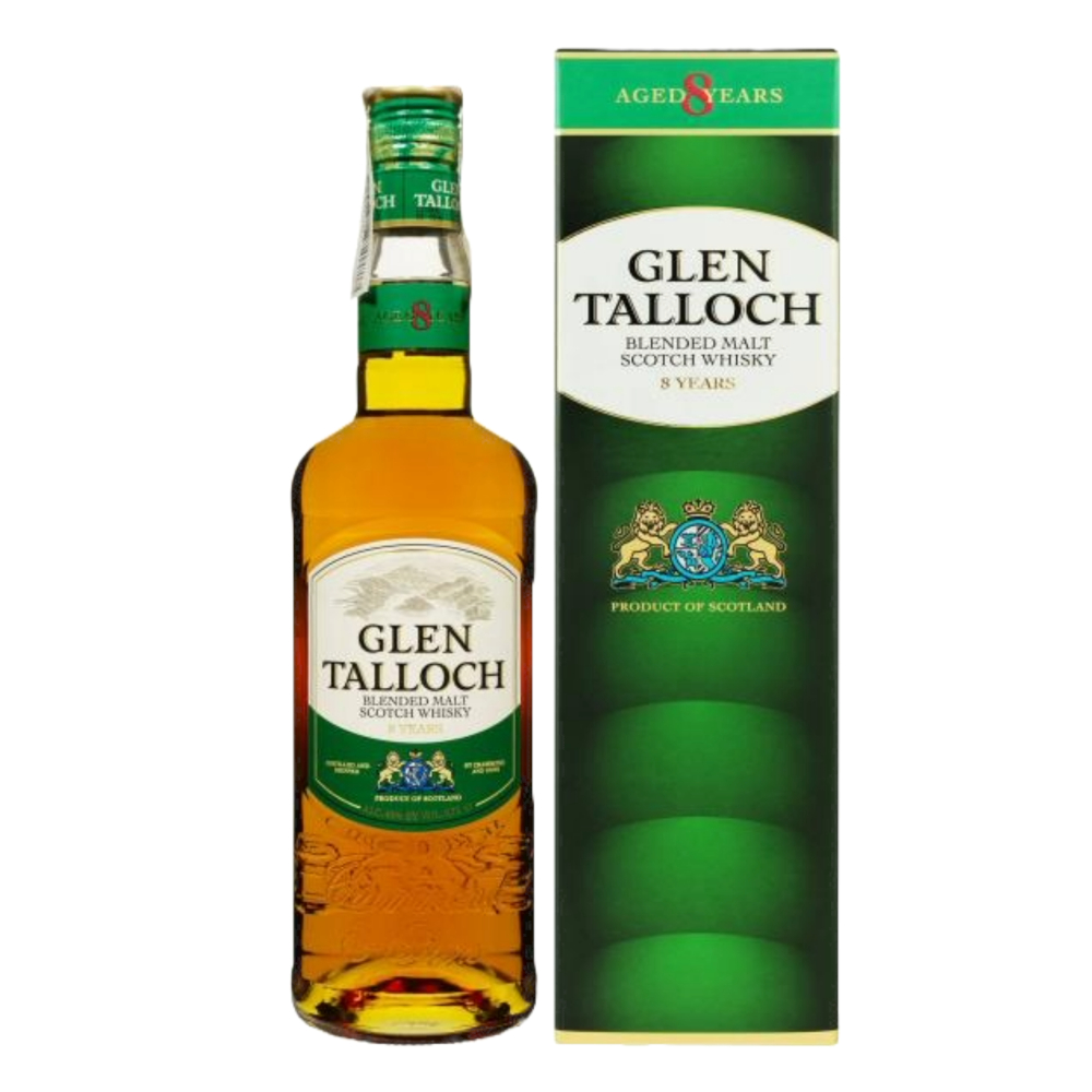 Whisky Glen Talloch 8 YO Blended Malt 40% 700 ml kartonik