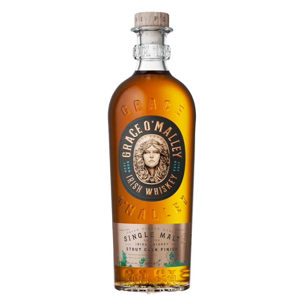 Whisky Grace O'Malley SingleMalt Stout 40% 700 ml