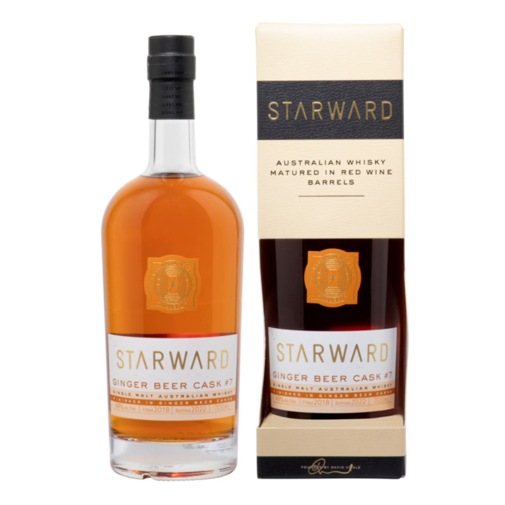 Whisky Starward Ginger Beer Cask 48% 700 ml kartonik