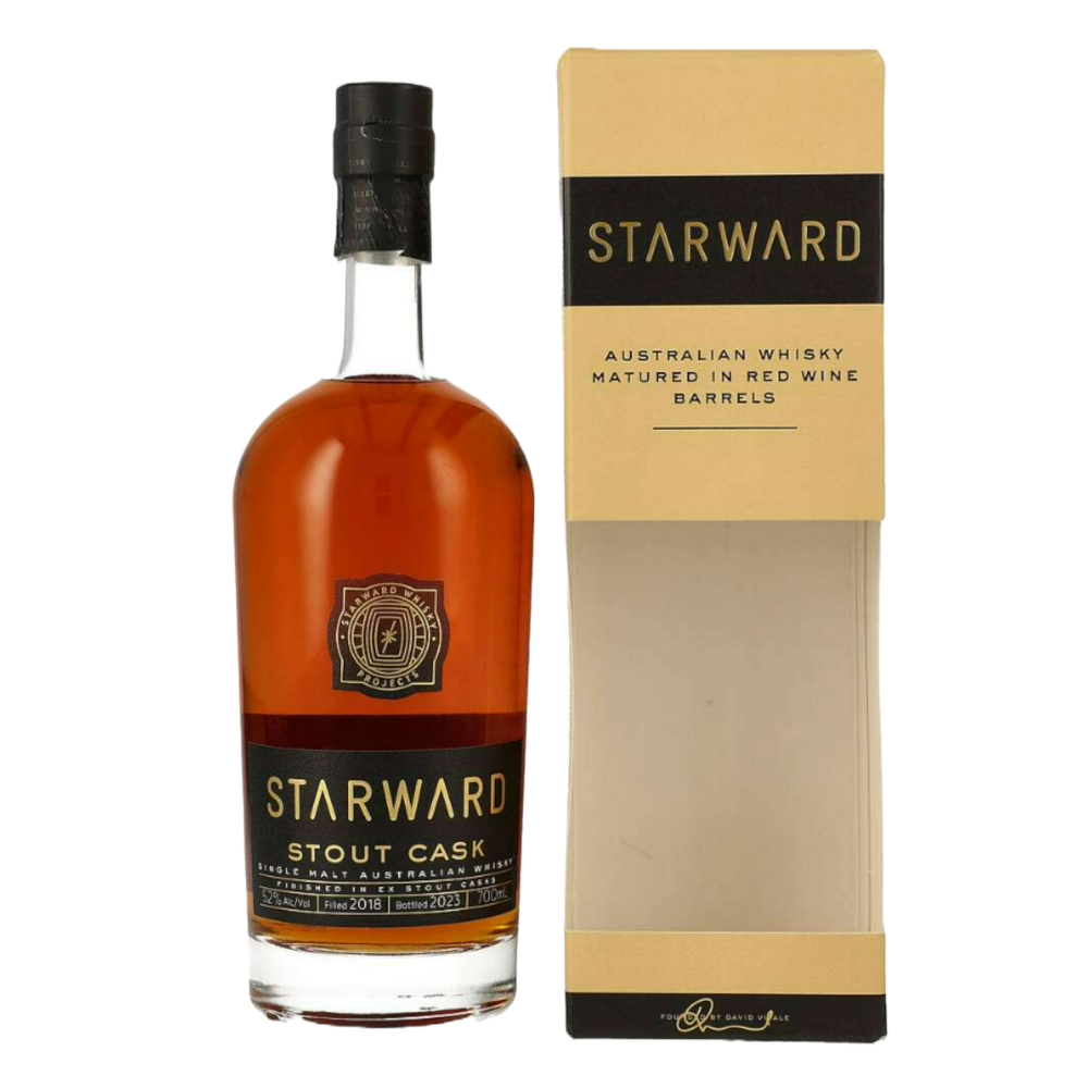 Whisky Starward Stout Cask 52% 700 ml kartonik