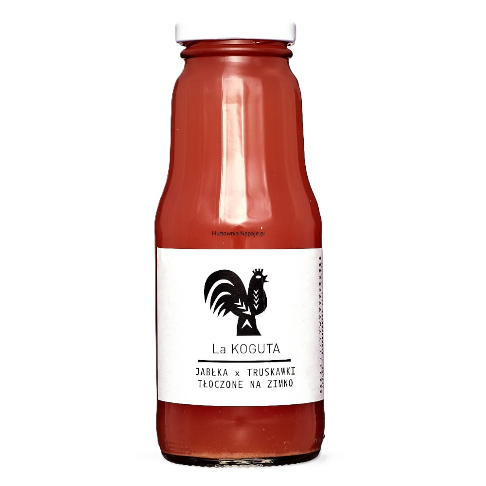 Sok La Koguta Jabłko Truskawka 300 ml