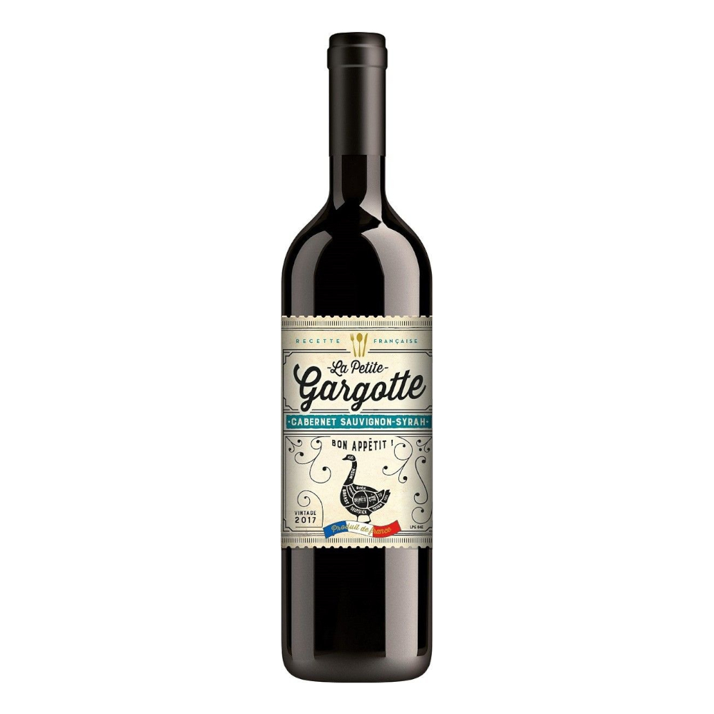 Wino La Petite Gargotte Merlot 13,5% czerwone półwytrawne 750 ml
