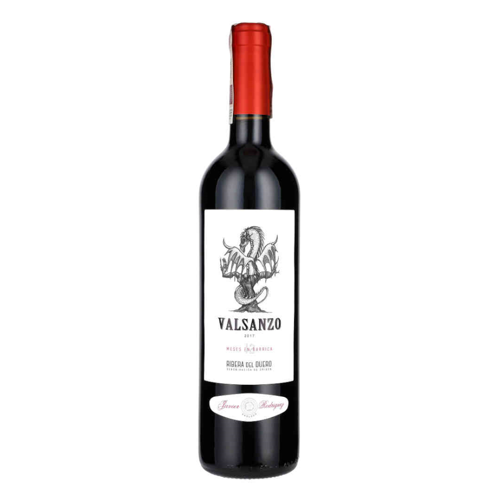 Wino Valsanzo Crianza Ribera Duero 2017 czerwone wytrawne 750 ml