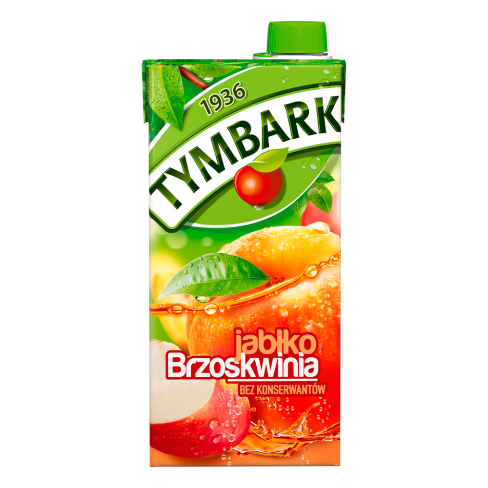 Napój Tymbark Jabłko Brzoskwinia 1000 ml karton