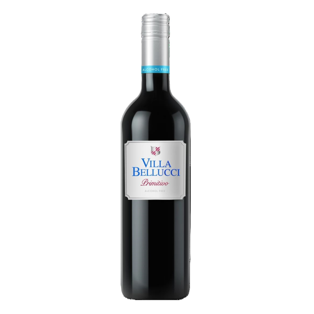 Wino Villa Bellucci Primitivo - Alcohol Free 0% czerwone półwytrawne 750 ml