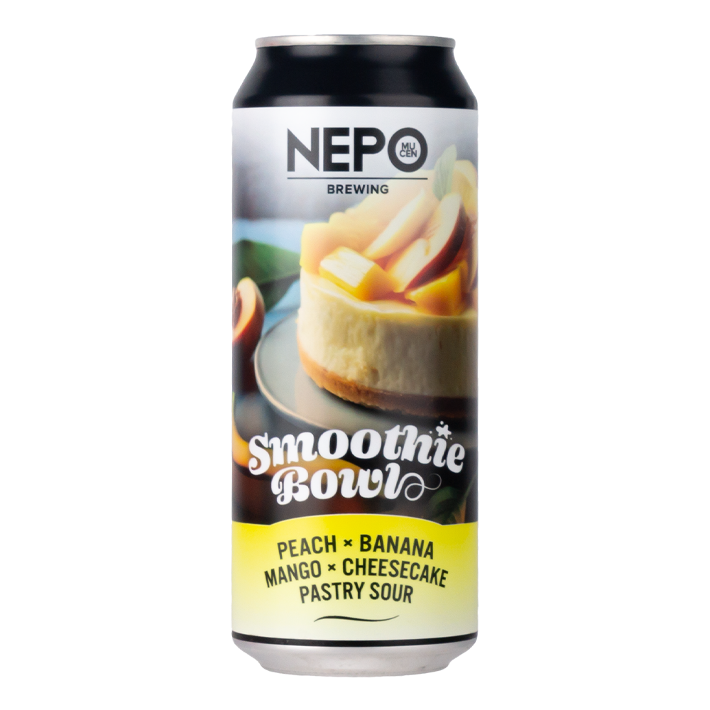 Piwo Nepo Smoothie Bowl - Peach, Banana, Mango, Cheesecake 8% 500 ml puszka