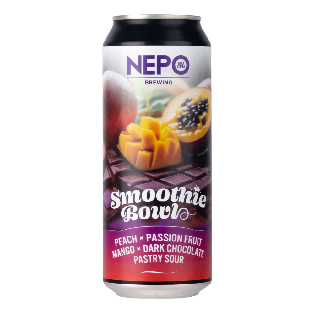 Piwo Nepo Smoothie Bowl - Peach, Passion Fruit, Mango, Dark Chocolate 6,9% 500 ml puszka