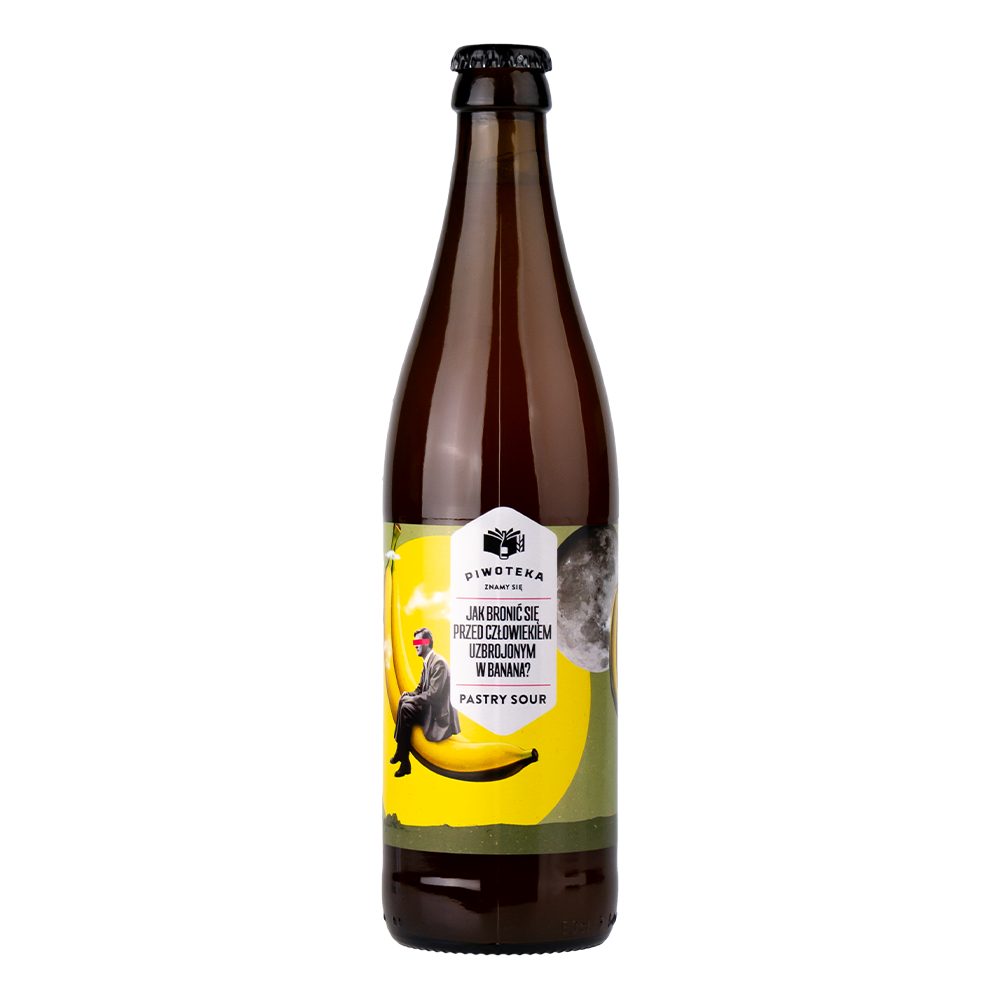 Piwo Piwoteka Jak Bronić się Przed Człowiekiem Uzbrojonym W Banana 9,9% 500 ml