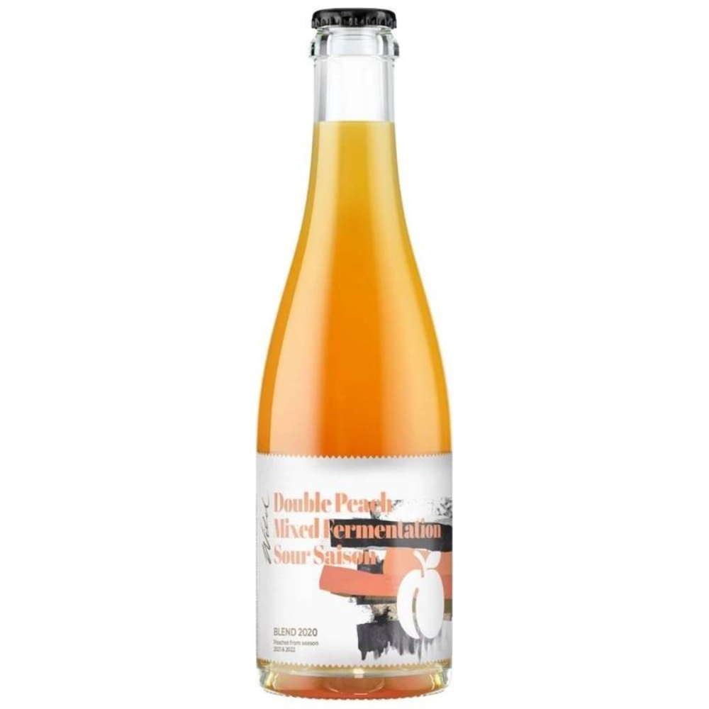 Piwo Stu Mostów Wild #19 Double Peach Mix Fermentation Saison 5,3% 375 ml