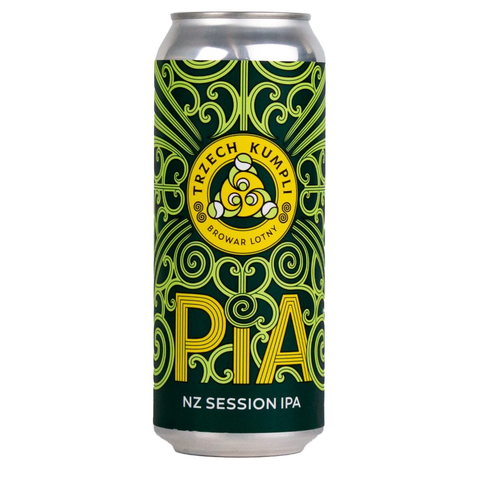 Piwo Trzech Kumpli Pia 4,4% 500 ml Puszka