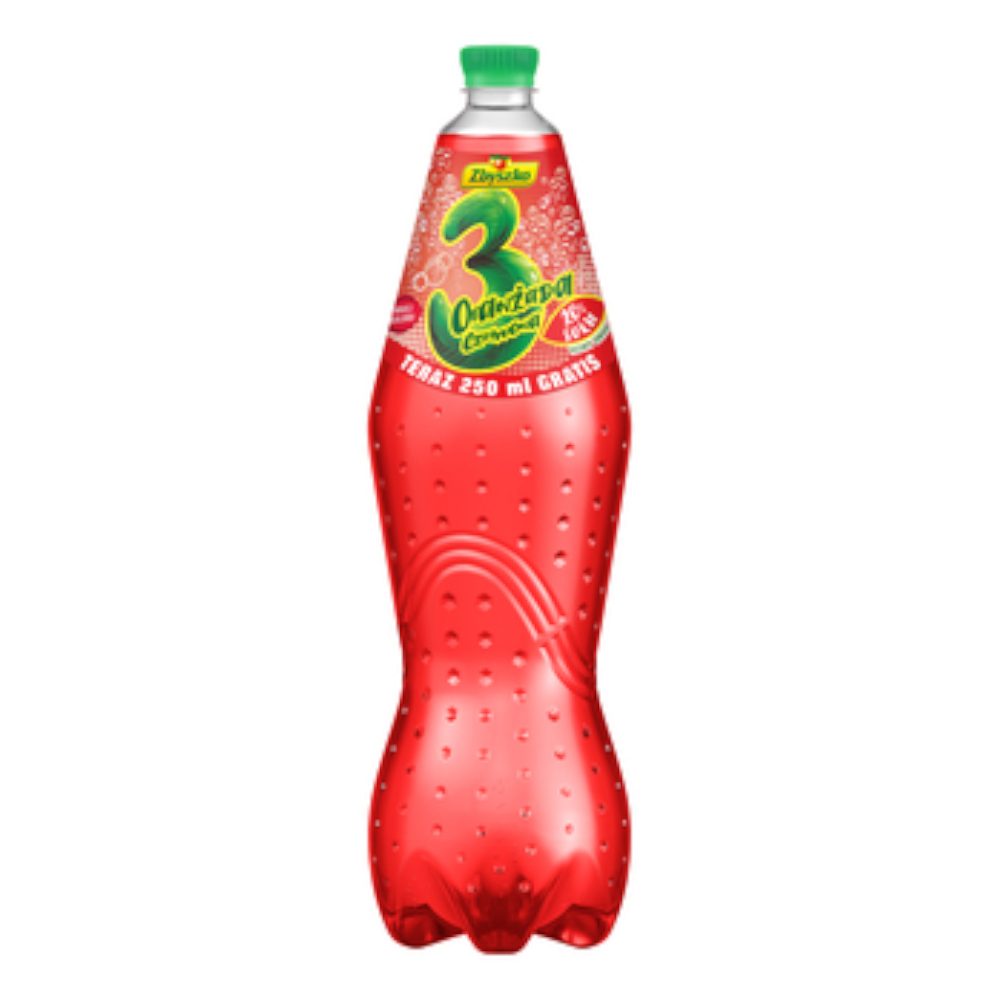 Napój Zbyszko 3 Oranżada Czerwona 1750 ml