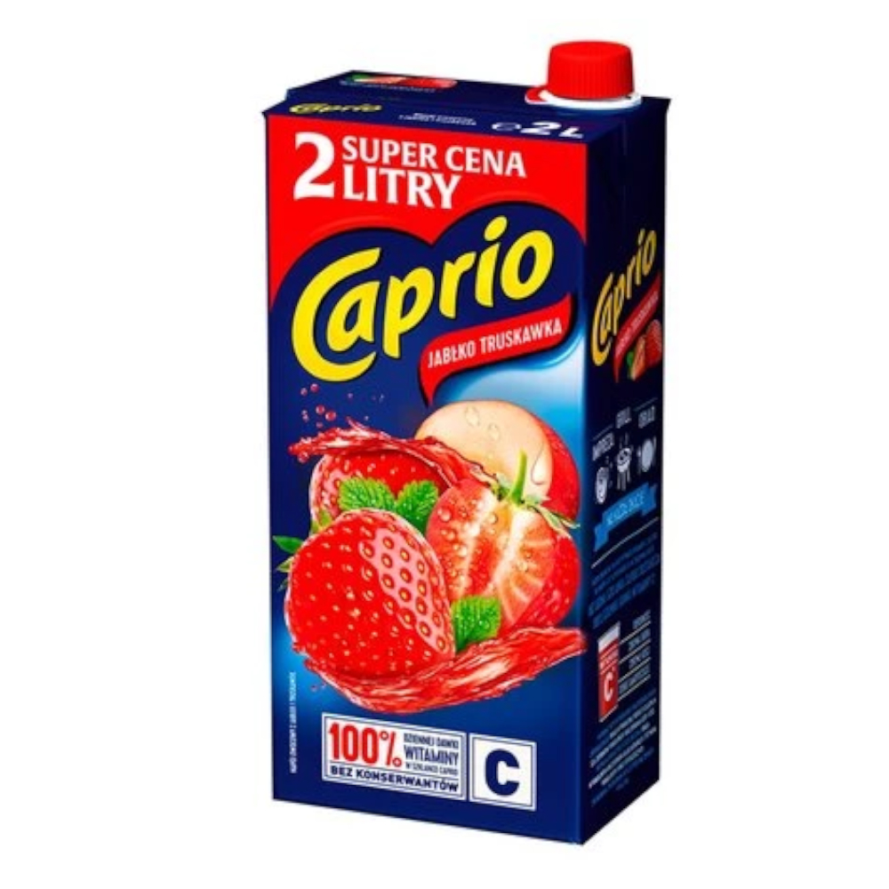 Sok Caprio Jabłko Truskawka 2000 ml