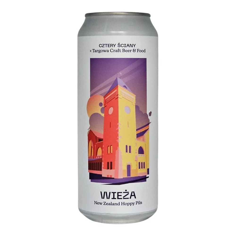 Piwo Cztery Ściany Wieża 4,8% 500 ml puszka