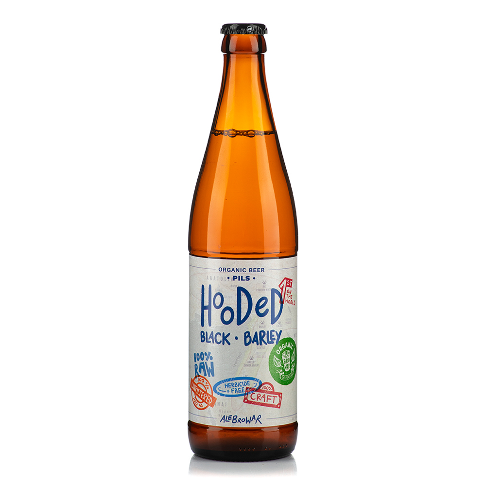 Piwo AleBrowar Hooded Black Barley 4,8% 330 ml