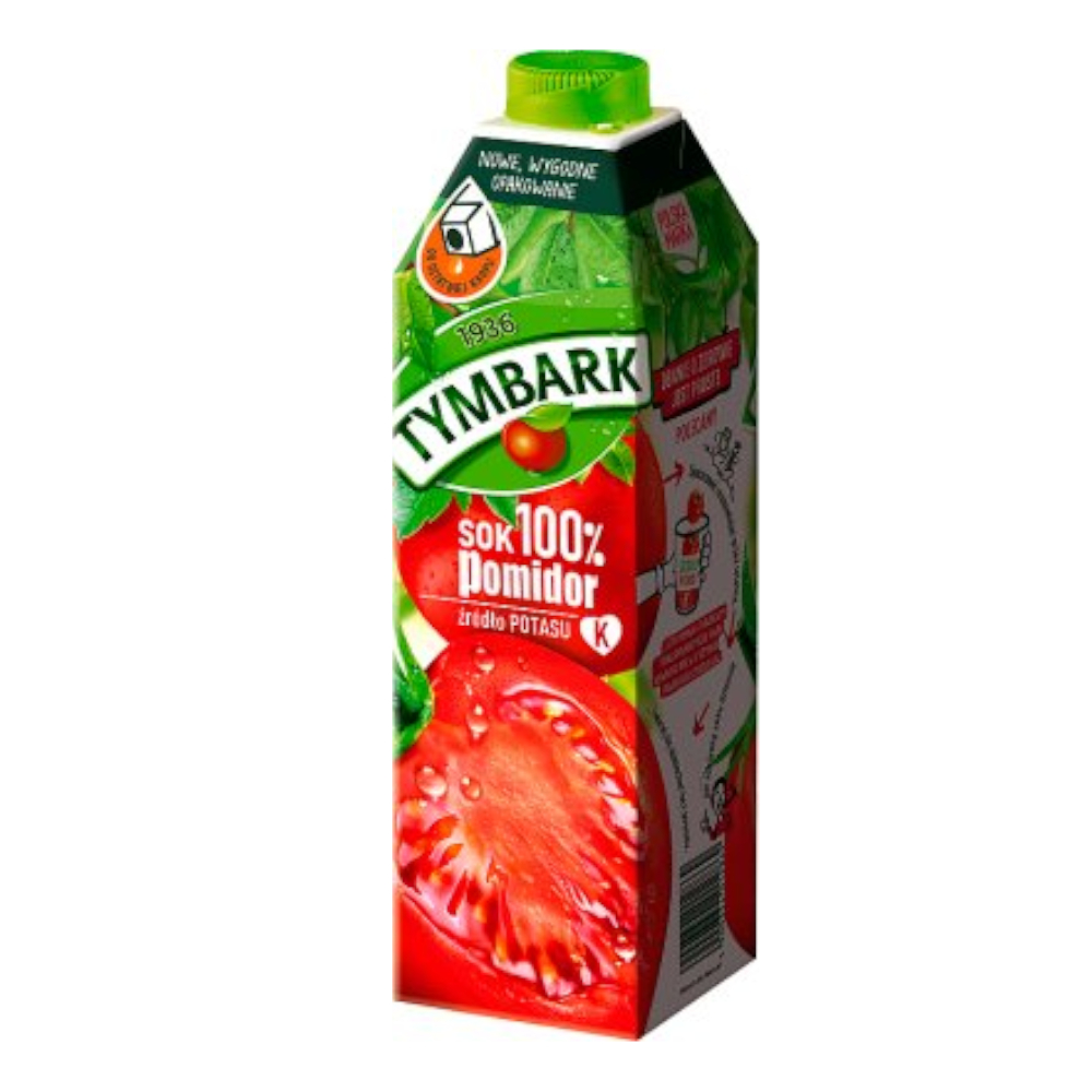 Sok Tymbark Pomidorowy 1000 ml karton