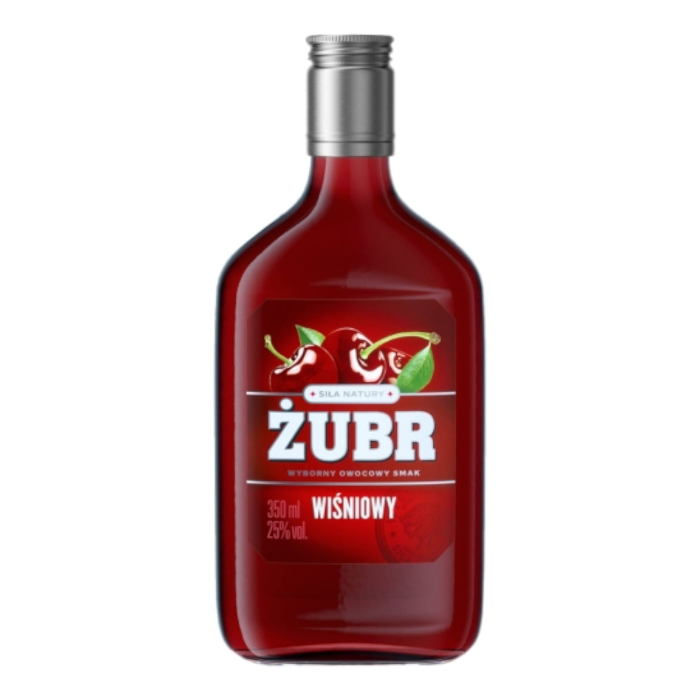 Żubr Wiśniowy 25% 350 ml