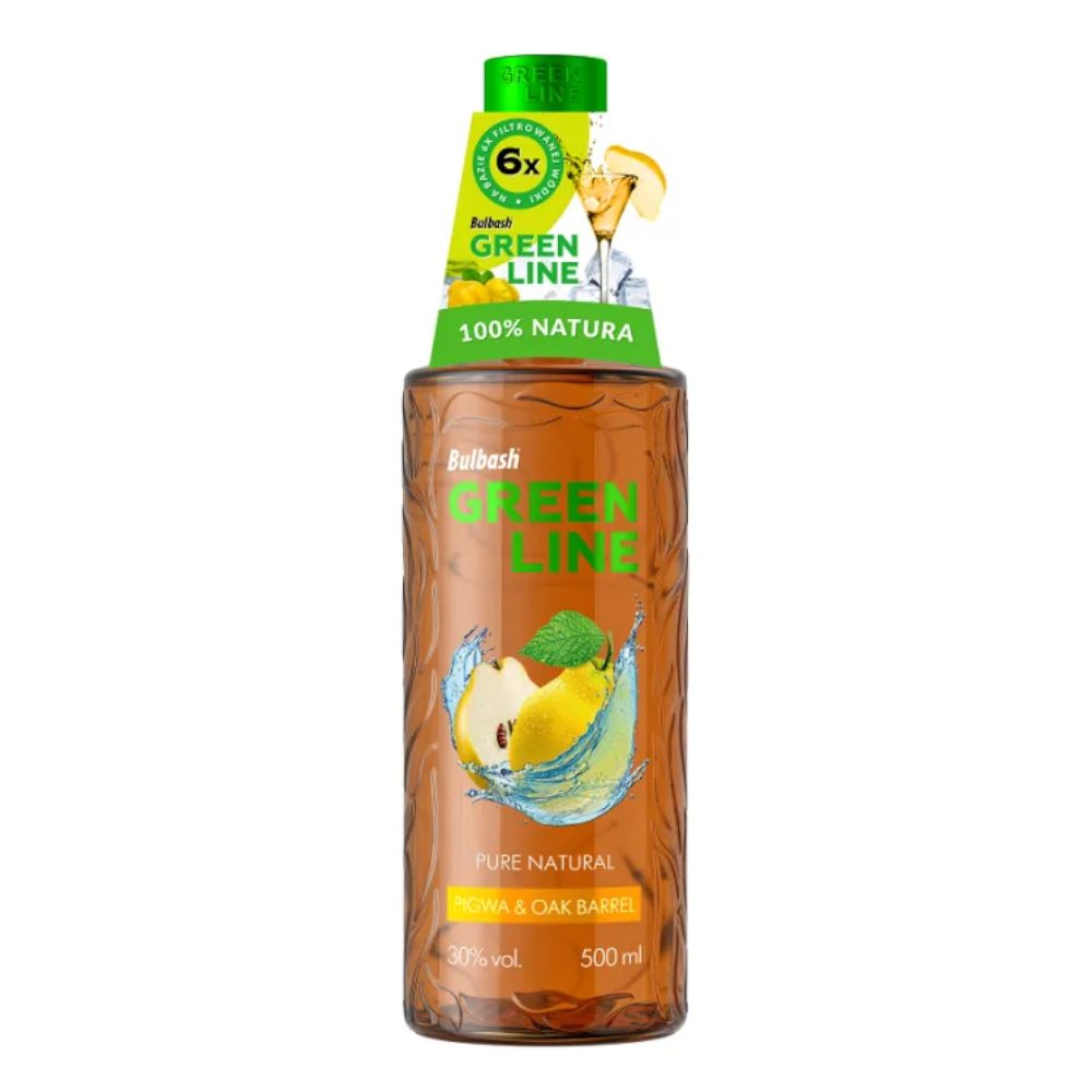 Likier Bulbash GreenLine Pigwa & Oak Barrel 30% 500 ml