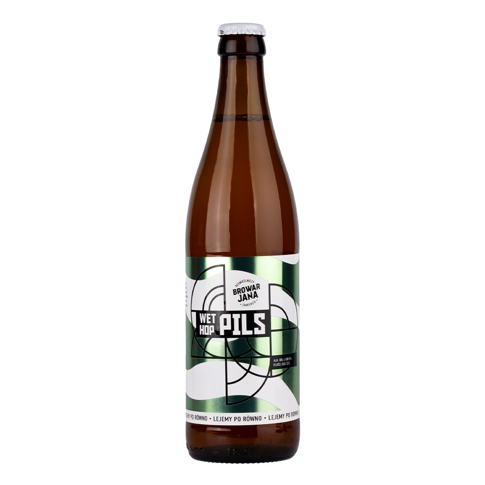 Piwo Browar Jana Wet Hop Pils 5% 500 ml