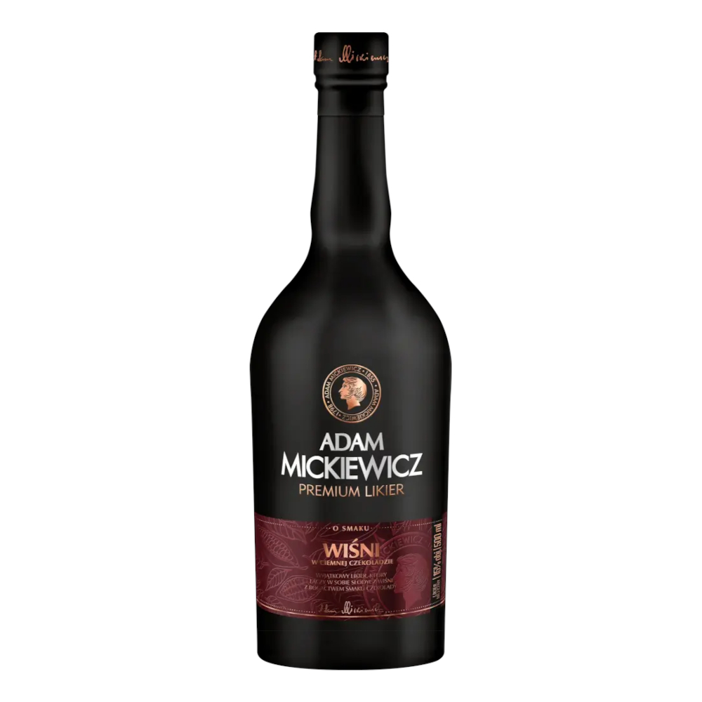 Likier Adam Mickiewicz Wiśnia w Czekoladzie 15% 500 ml