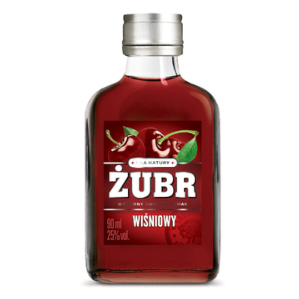 Żubr Wiśniowy 23% 90 ml