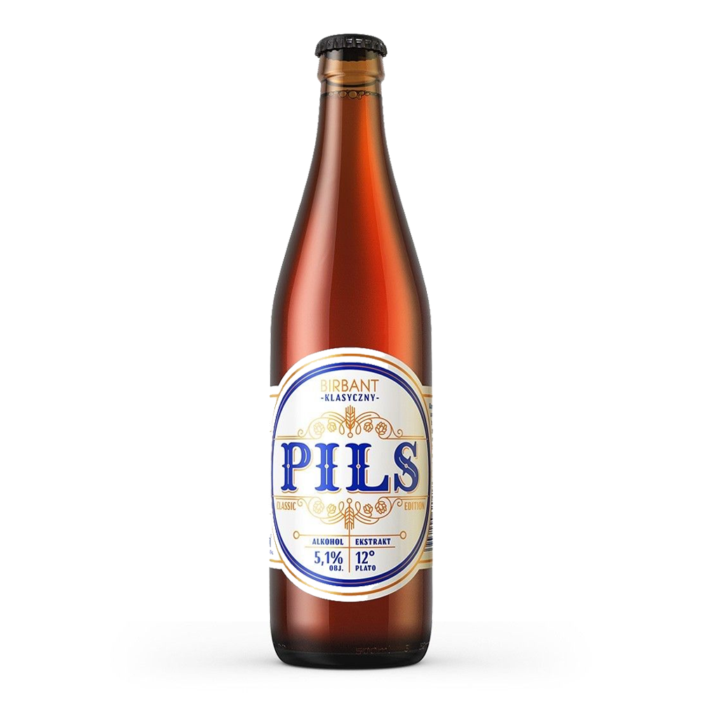 Piwo Birbant Pils Kasyczny 5,1% 500 ml