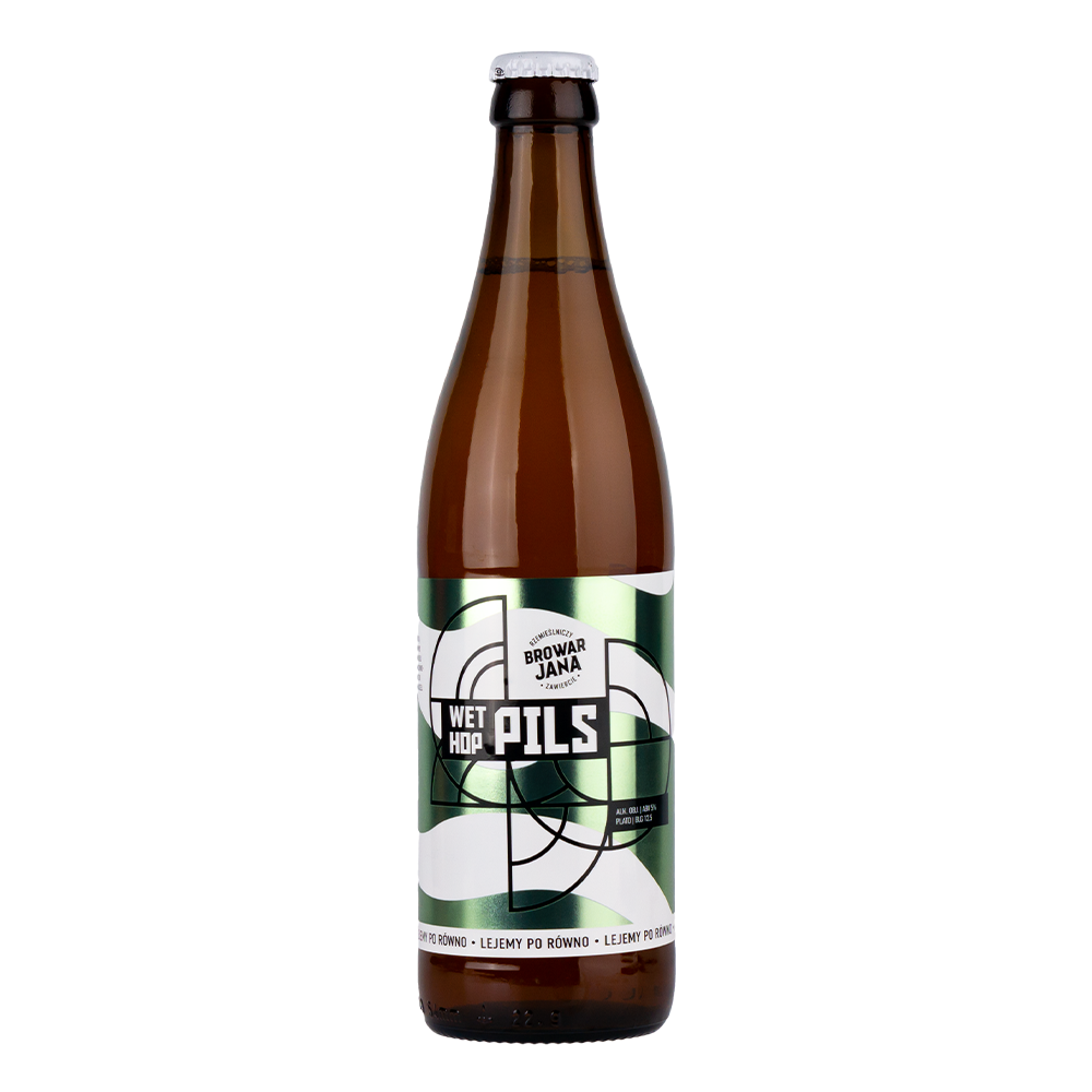 Piwo Browar Jana Wet Hop Pils 5% 500 ml