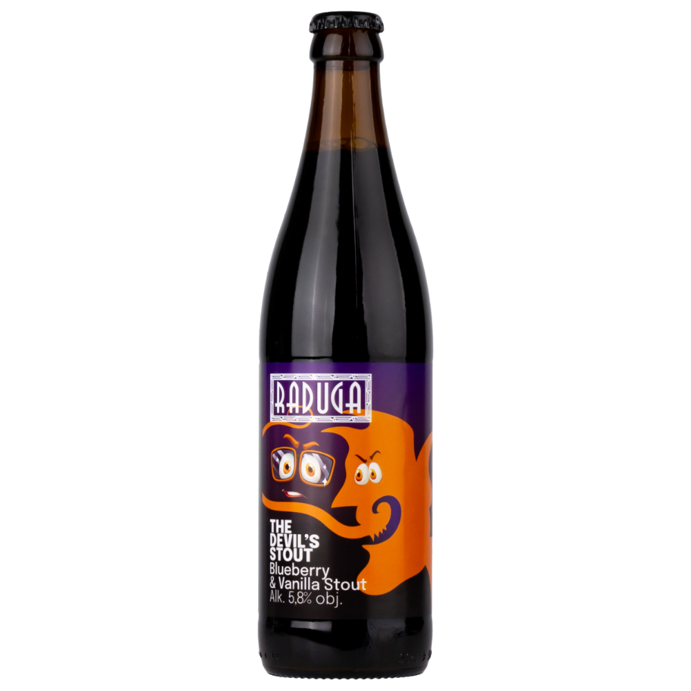 Piwo Raduga Devil's Stout 5,8% 500 ml
