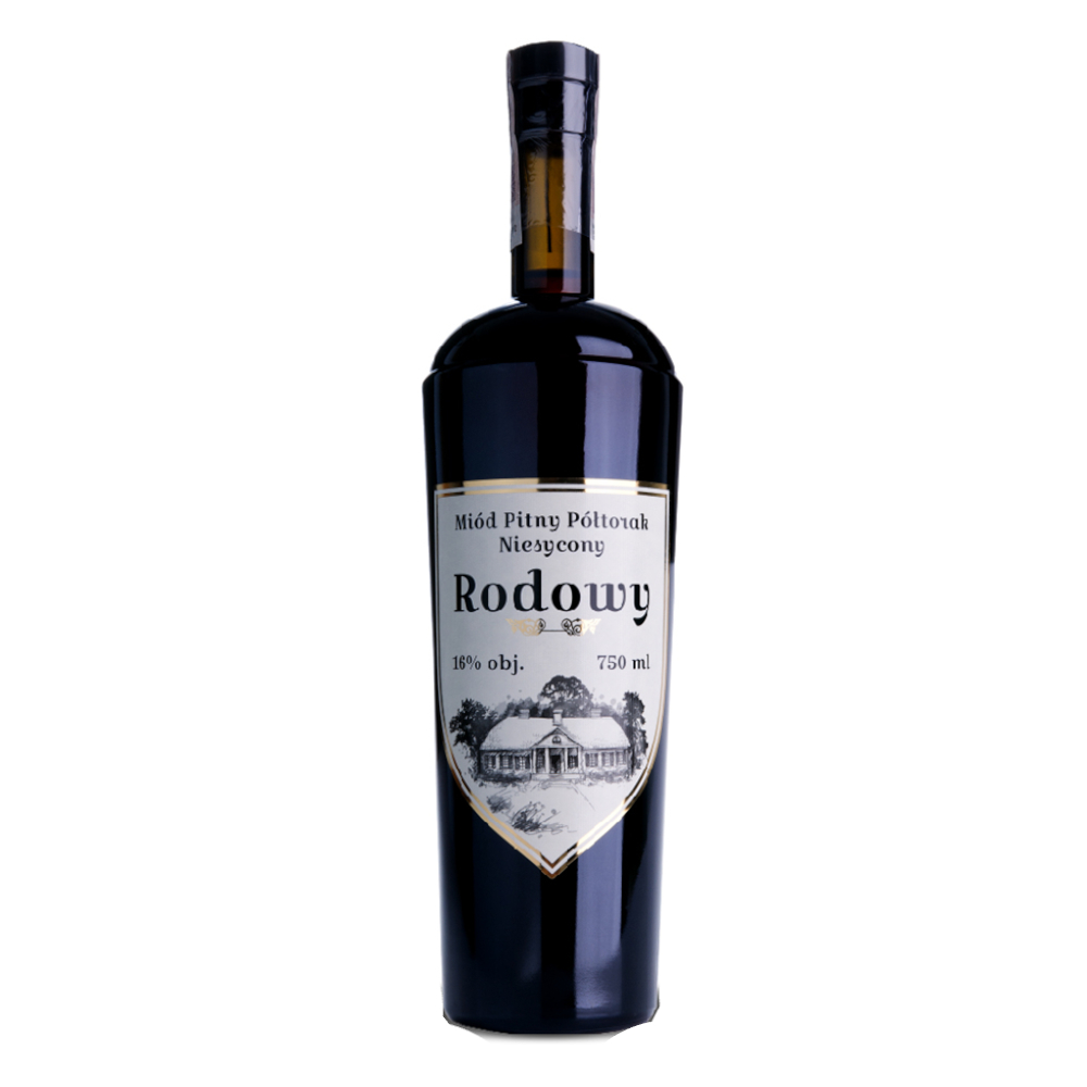 Miód Pitny Mazurskie Miody Półtorak Rodowy 16% 750 ml