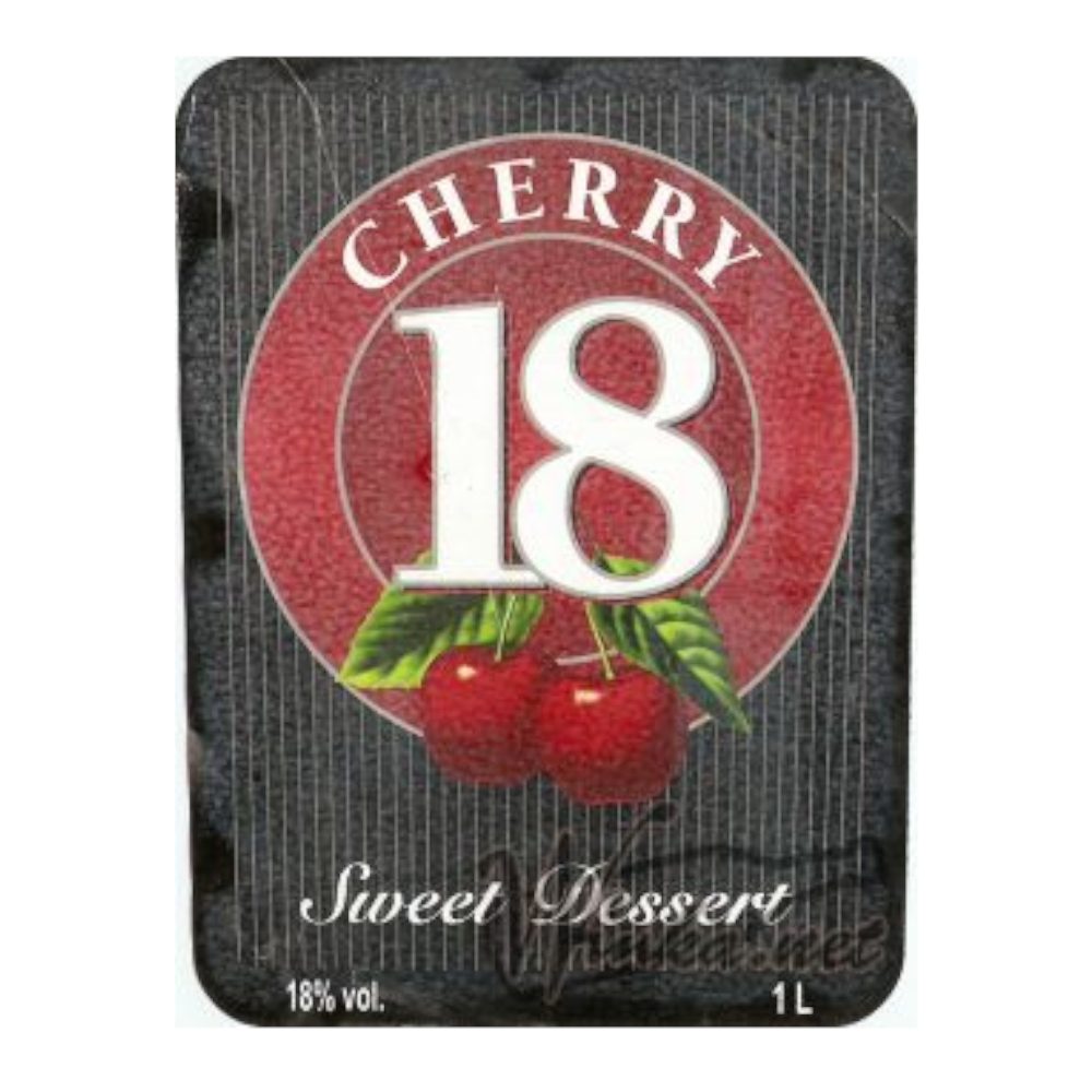 Wino 18 Cherry 18% czerwone słodkie 1000 ml