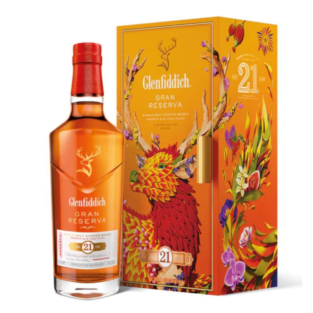 Whisky Glenfiddich 21YO Gran Reserva Rum Cask Finish Chinese New Year 2024 40% 700 ml