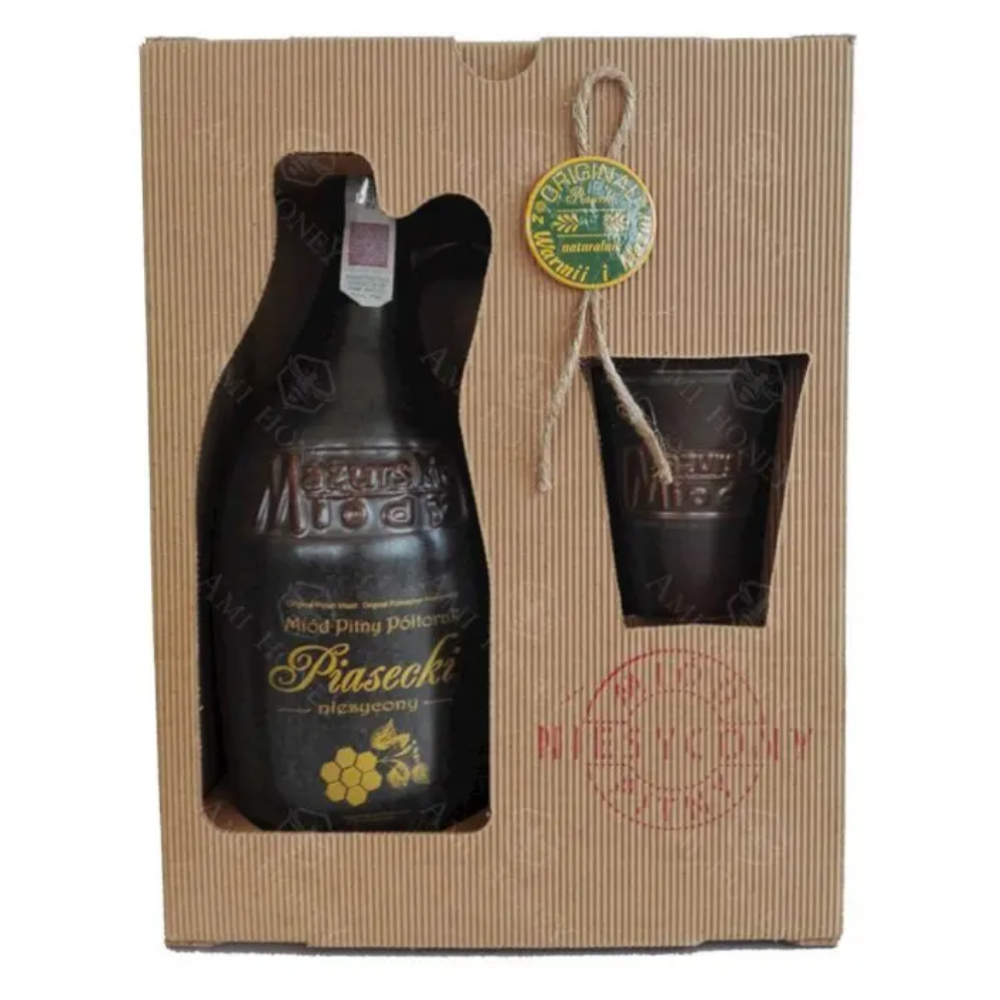 Miód Pitny Półtorak Kamionka  600 ml Zestaw