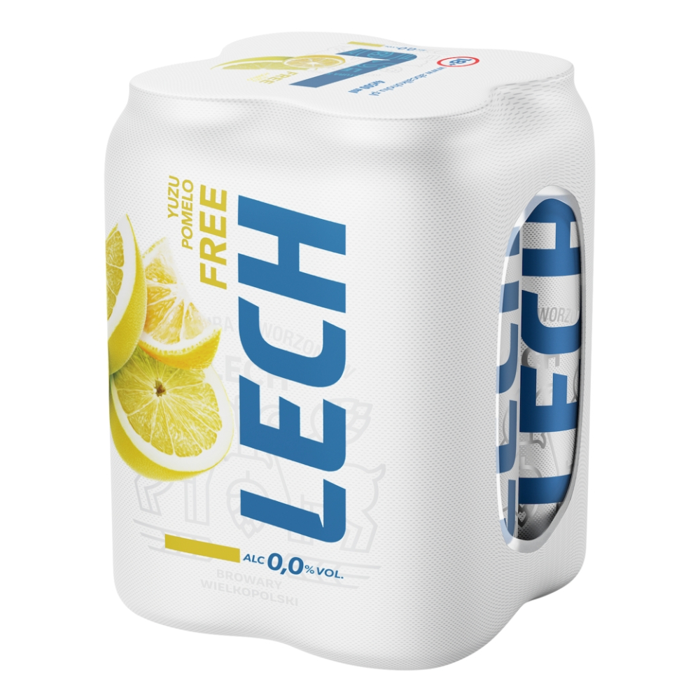 Piwo Lech Free Yuzu i Pomelo 0% 2000 ml (4 x 0,5 ml)